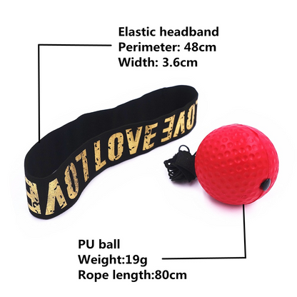 Head-mounted Reflex Boxing Ball